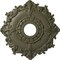 Ekena Millwork Riley Ceiling Medallion (Fits Canopies up to 4 5/8"), 18"OD x 3 1/2"ID x 1 1/2"P, Painted Turtle CM18RLPTF - alternate 1